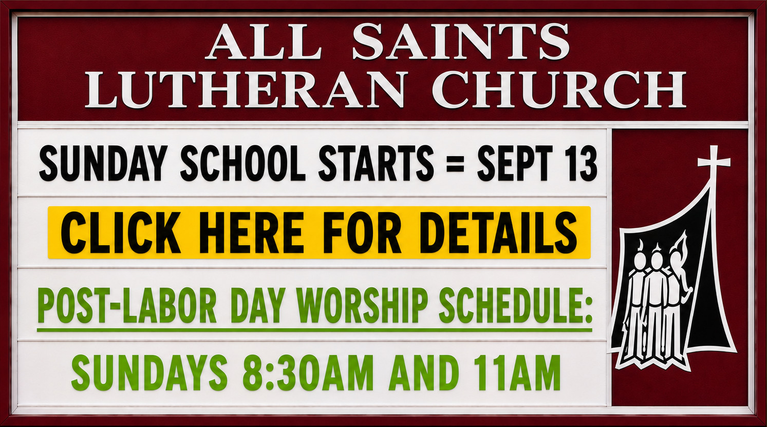 Education starts 9/13